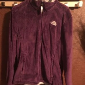 Plum purple north face jacket